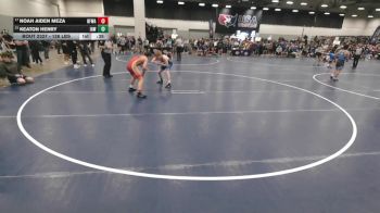 126 lbs 7th Place Match - Keaton Henry, Immortal Athletics WC vs Noah Aiden Meza, Black Fox Wrestling Academy