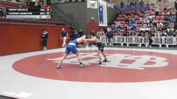 190 lbs Semifinal - Brody Belville, Brentwood Academy vs Cooper Ledbetter, McCallie School