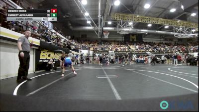 70 lbs Consolation - Hesher Ross, Comanche Takedown Club vs Emmett Alvarado, Comanche Takedown Club