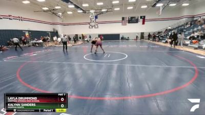 235 lbs Round 5 - Kalynn Sanders, Norman North vs Layla Drummond, Dripping Springs High School