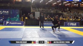 Ana Paula Dos Reis F. Teixeira vs Tegan Jayne Krarup 2025 Pan Jiu Jitsu IBJJF Championship