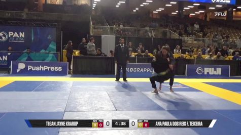 Ana Paula Dos Reis F. Teixeira vs Tegan Jayne Krarup 2025 Pan Jiu Jitsu IBJJF Championship