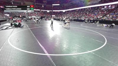 138 lbs Quarters - Amelia Poplawski, New Berlin W/Eisenhower vs Hannah Huza, Hortonville