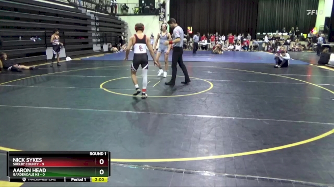 132 lbs Round 1 (10 Team) - Aaron Head, Gardendale Hs vs Nick Sykes ...