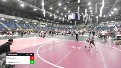 64 lbs Quarterfinal - Sadie Sweat, Kalispell WC vs Laraya Maestas, Adams City WC