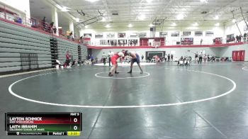 285 lbs Cons. Round 5 - Laith Ibrahim, Colorado School Of Mines vs Layton Schmick, East Stroudsburg