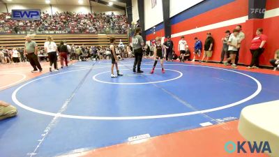 55 lbs Round Of 16 - Konnor Lazarowicz, Coweta Tiger Wrestling vs Isaac Swindell, Cowboy Wrestling Club