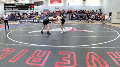 184 lbs Quarterfinal - Caleb Sharp, Avila vs Peyton Callis, Oklahoma Wesleyan