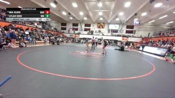 140 lbs Cons. Semi - Lylah Geis, Worland High School vs Mia Klein, DouglasSD