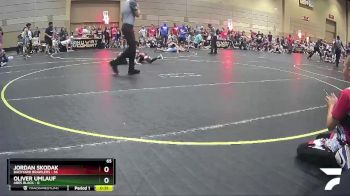 65 lbs Semis & 1st Wrestleback (8 Team) - Jordan Skodak, Backyard Brawlers vs Oliver Umlauf, Ares Black