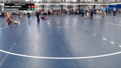 Silver 197 lbs Champ. Round 2 - Ethan Swenson, Augsburg College vs Henry Christensen, Coe
