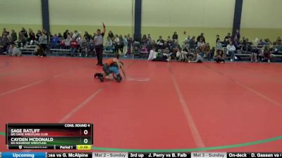 75 lbs Cons. Round 4 - Cayden McDonald, No Nonsense Wrestling vs Sage Ratliff, Big Game Wrestling Club