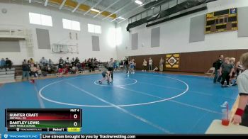115 lbs Quarterfinal - Hunter Craft, Greybull MS vs Dantley Lewis, Cody Middle School
