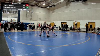 160 lbs Pigtails - Alex Weber, Shaler Area vs Maksim Miller, Bethel Park