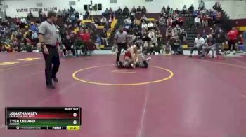 165 lbs Cons. Semi - Tyer Lillard, Aurora vs Jonathan Ley, Lake Highland Prep