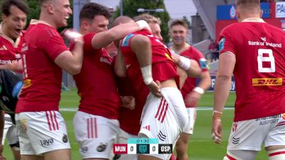 Simon Zebo Try vs Ospreys | BKT URC QF 23/24