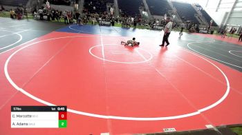 57 lbs Rr Rnd 5 - Cael Marcotte, So Cal Grappling vs Austyn Adams, Salem Elite Mat Club