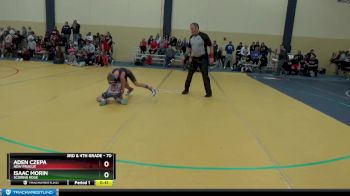 70 lbs Cons. Round 5 - Isaac Morin, Scoring Edge vs Aden Czepa, New Prague