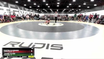 80 lbs Quarterfinals (8 Team) - Zavier Olver, Team Alien vs Dustin Alvarado, Untouchables