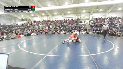 150 lbs 1st Place Match - Denton Martin, Uintah vs Aaron McBride, Mountain Crest