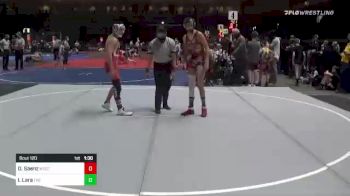 102 lbs Round Of 16 - Devin Saenz, Western Slope Elite vs Isaiah Lara, The Rebel WC