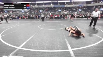 120 lbs Quarterfinal - Kaicen Akpan, Wtc vs Owen Slagter, Honey Badgers