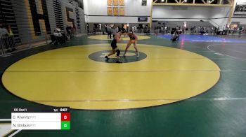 184D lbs Rr Rnd 1 - Chase Kranitz, Pitt vs Noah Gnibus, Pitt-Johnstwon