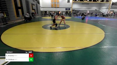 184D lbs Rr Rnd 1 - Chase Kranitz, Pitt vs Noah Gnibus, Pitt-Johnstwon