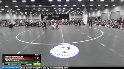 113 lbs 1st Place Match - Drew Dawson, Roseburg Mat Club /Umpqua Valley Wrestling Associaction vs Ryder Dempewolf, Northwestern Diamondbacks Wrestling