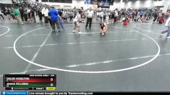 225 lbs Quarterfinal - Chloe Hoselton, IL vs Amaya McLaren, NE