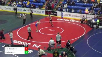 157 lbs Semifinal - Nolan Reinert, Gettysburg vs Aj Corp, West Chester Rustin