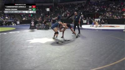 132 lbs Round Of 32 - Christopher Arreola, Esperanza (SS) vs Kekoa Ogawa, Central Catholic (SJ)