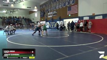 182 lbs Champ. Round 1 - Costa Diego, Yucaipa vs Adrian Saavedra, Bonita