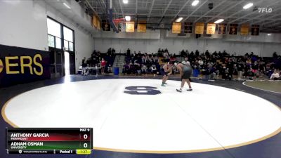 215 lbs Champ. Round 1 - Adham Osman, University vs Anthony Garcia, Paramount