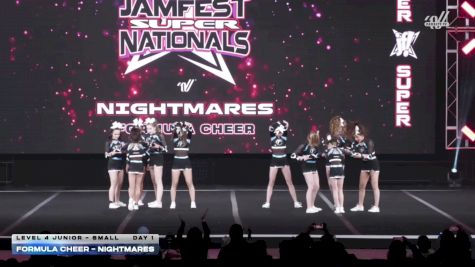Formula Cheer - Nightmares [2026 L4 Junior - Small DAY 1] 2026 JAMfest Cheer Super Nationals