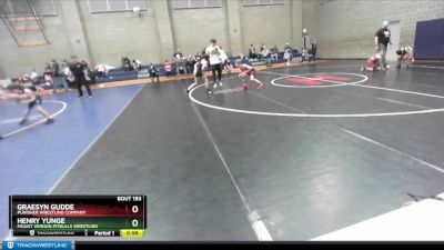 82 lbs Semifinal - Henry Yunge, Mount Vernon Pitbulls Wrestling vs Graesyn Gudde, Punisher Wrestling Company