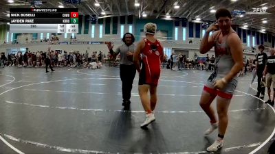285 lbs Round 3 (4 Team) - Jayden Ruiz, KONG HS vs Nick Boselli, Cowboy WC