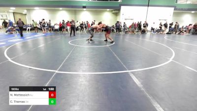 190 lbs Round Of 16 - Nevin Mattessich, NJ vs Carson Thomas, OH