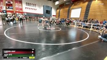 165 lbs Champ. Round 2 - Carson Asay, Lovell vs Alex Sitz, Cody