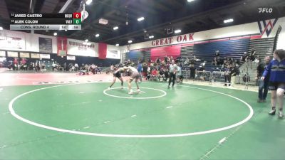 157 lbs Cons. Round 4 - Jared Castro, West Covina vs Alek Colon, Valley View
