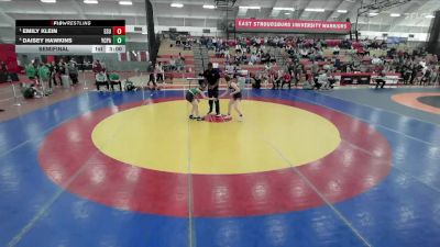 110 lbs Semifinal - Emily Klein, East Stroudsburg University vs Daisey Hawkins, York