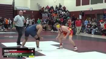 215 lbs Round 2 - Adyn Wyckoff, Carlisle vs Youseff Rezekallah, Burlington Notre Dame