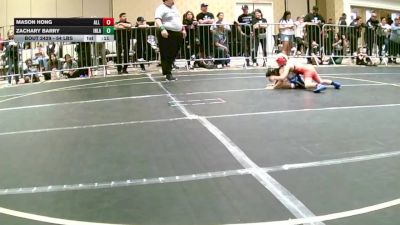 54 lbs Consi Of 8 #2 - Mason Hong, All Phase WC vs Zachary Barry, Inland Elite WC