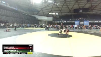 105 lbs Cons. Round 2 - Elijah Gibbs, Mat Demon Wrestling Club vs Barrett Connell, Tahoma Jr. Bears Wrestling Club