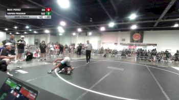 102 lbs Semifinal - Max Perez, California Grapplers vs Aspen Frasier, Black Hills Academy