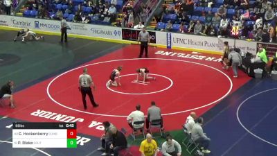 96 lbs Consi Of 32 #2 - Cole Hockenberry, Cumberland Valley vs Parker Blake, South Western