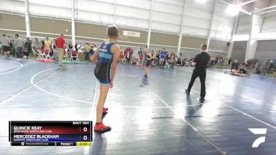 117-128 lbs Cons. Semi - Quincie Reay, Bear River Wrestling Club vs Mercedez Blackham, Sanpete Wrestling Club