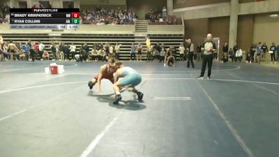 145 Championship Bracket Champ. Round 2 - Ryan Collins, Albert Lea vs Brady Krikpatrick, Mound Westonka