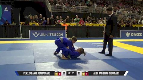 Alice Katherine Chouinard vs Penelope Anne Bombassaro 2025 Pan Kids Jiu-Jitsu IBJJF Championship