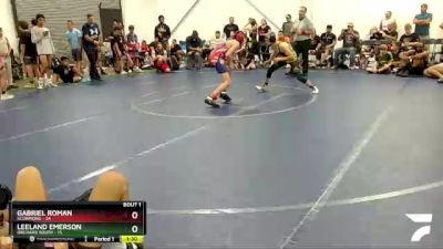 100 lbs Finals (2 Team) - Gabriel Roman, Scorpions vs Leeland Emerson, Orchard South